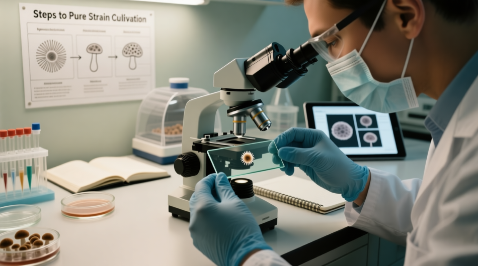 Monosporic isolation techniques: how to obtain pure strains from basidia